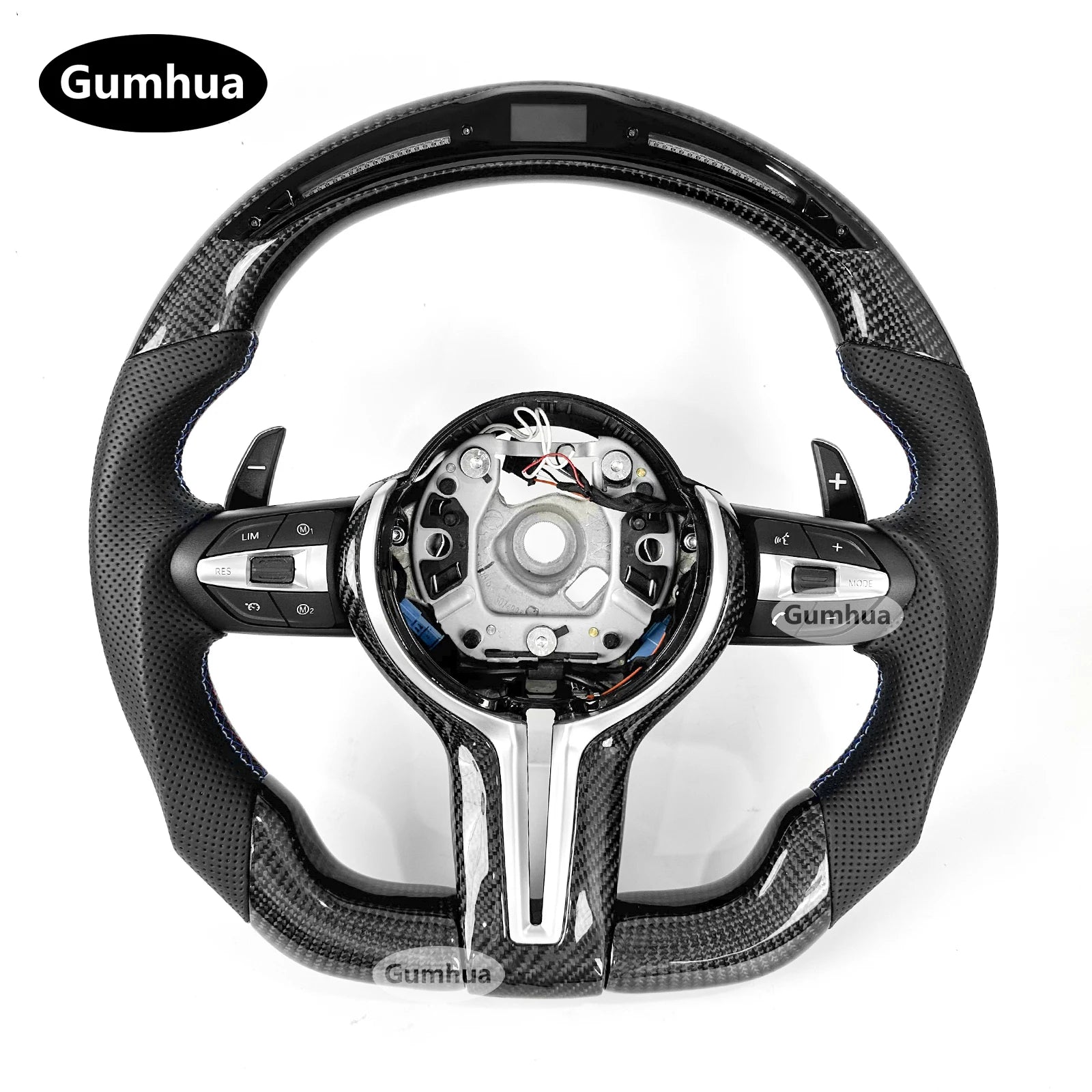 LuxRide™  Alcantara LED Steering Wheel For M3 M4M5 F30 F31 F32 F35 F36 F48 F52 F01 F02 F03 F10 F11 F13 F15 F16 F20 F21