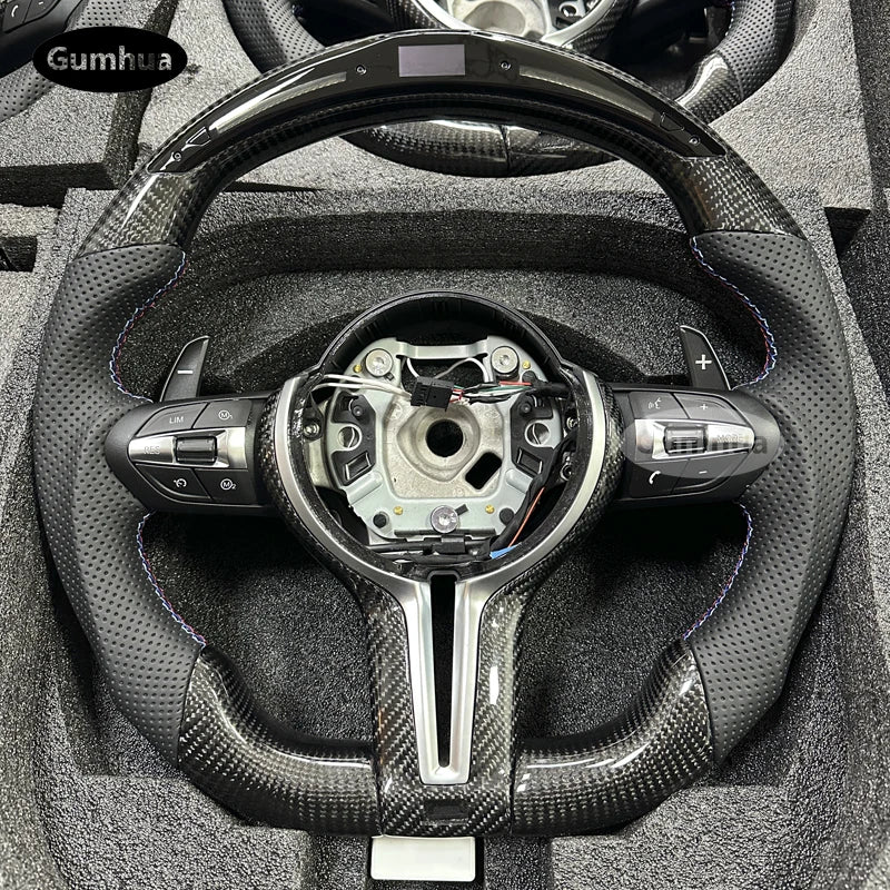 LuxRide™  M Sport LED Steering Wheel For M1 M2 M3 M4 M5 M6 F30 F31 F32 F35 F36 F48 F52 F01 F02 F03 F10 F11 F13 F15 F16 F20 F21 F22 F25 F23