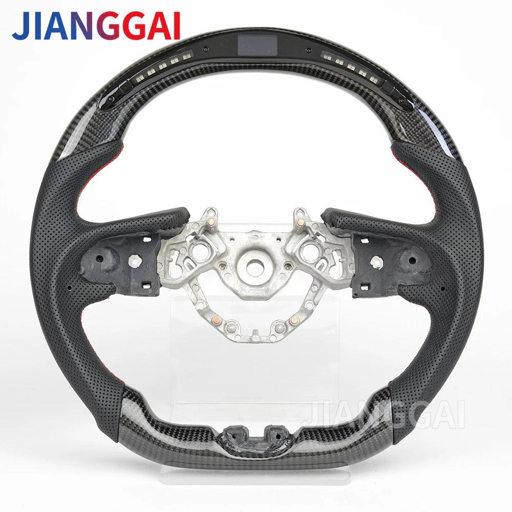 LuxRide™ LED Carbon Fiber Steering Wheel For Nissan GTR R35 2017-2024 Steering Wheel Upgraded Customized 2009-2016 Car Accessories
