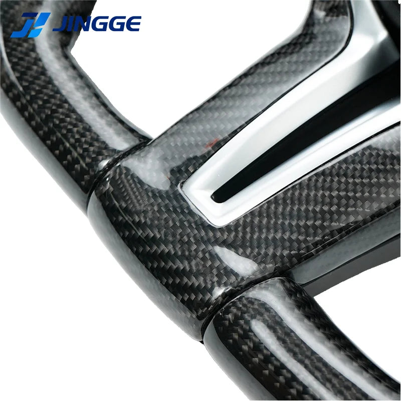 LuxRide™  LED M Sport Forged Carbon Fiber Leather Steering Wheel for for F30 F10 M5 F90 F20 X5 E70 X6 X6M E71 E46 M3 E39 E60 E92 M5 G20 X3
