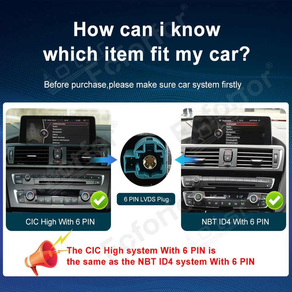 LuxRide™  10.25''Linux Wireless Carplay Screen Multimedia Bt Gps Car Radio Player for BMW3/4SeriesF30-36 2013-2017 NBT CIC CCC