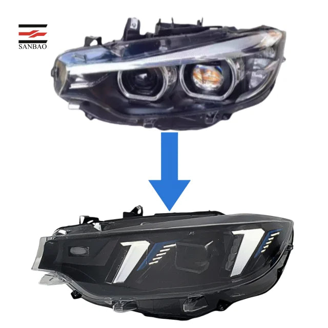 LuxRide™ BMW  4 Series F32 17-20  Headlight Dragon Tooth