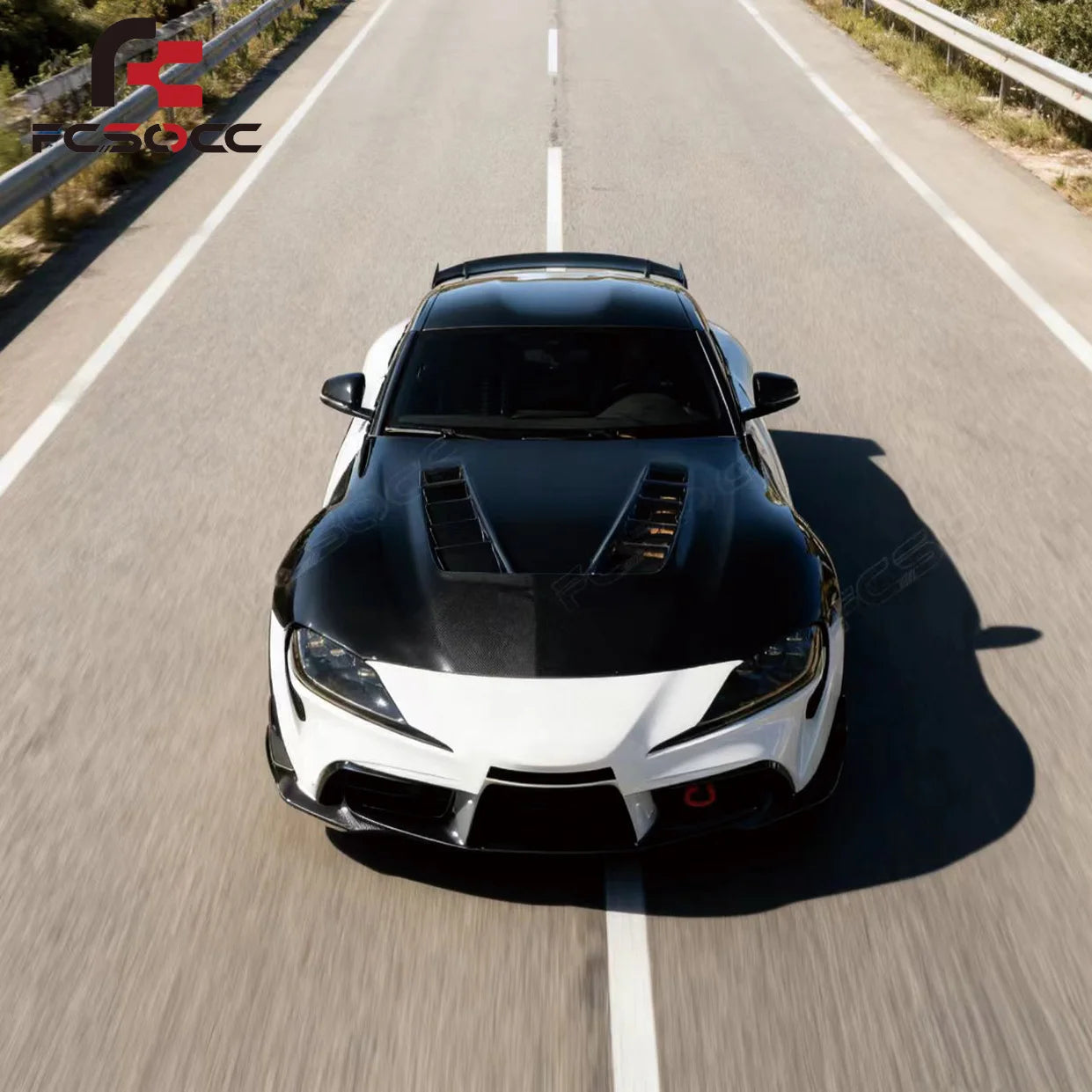 LuxRide™Carbon Fiber Hood  for A90 A91 MK5 Screw-On Retrofit/Includes Screws