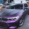 LuxRide™  TPU Cast Self Repair Super Matte Pinor Black Purple Factory Direct 1.52x18M/5x60FT Full Roll Size Car Wrap Vinyl Direct