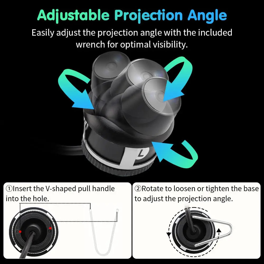 LuxRide™ Angel Wings Car Projector Lights LED Door Side