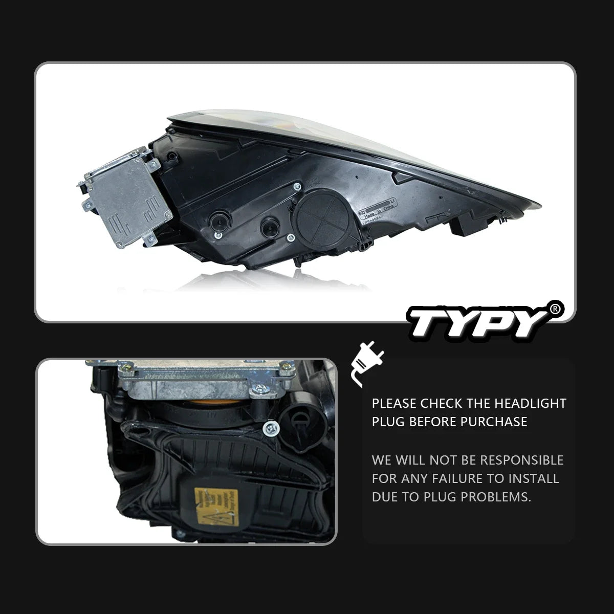 LuxRide™   2013-2023  Porsche Cayman 718 982 Headlight