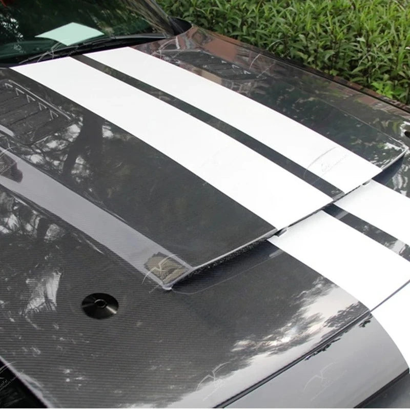 LuxRide™Carbon Fiber Car Body Kit for Dodge Challenger Front Lip, Side Skirts, and Rear Lip Modification