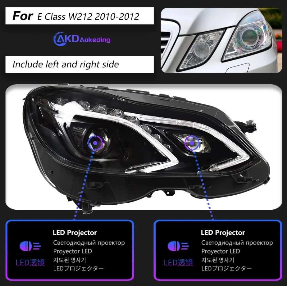 LuxRide™  Benz E class W212 Headlights 2010-2015