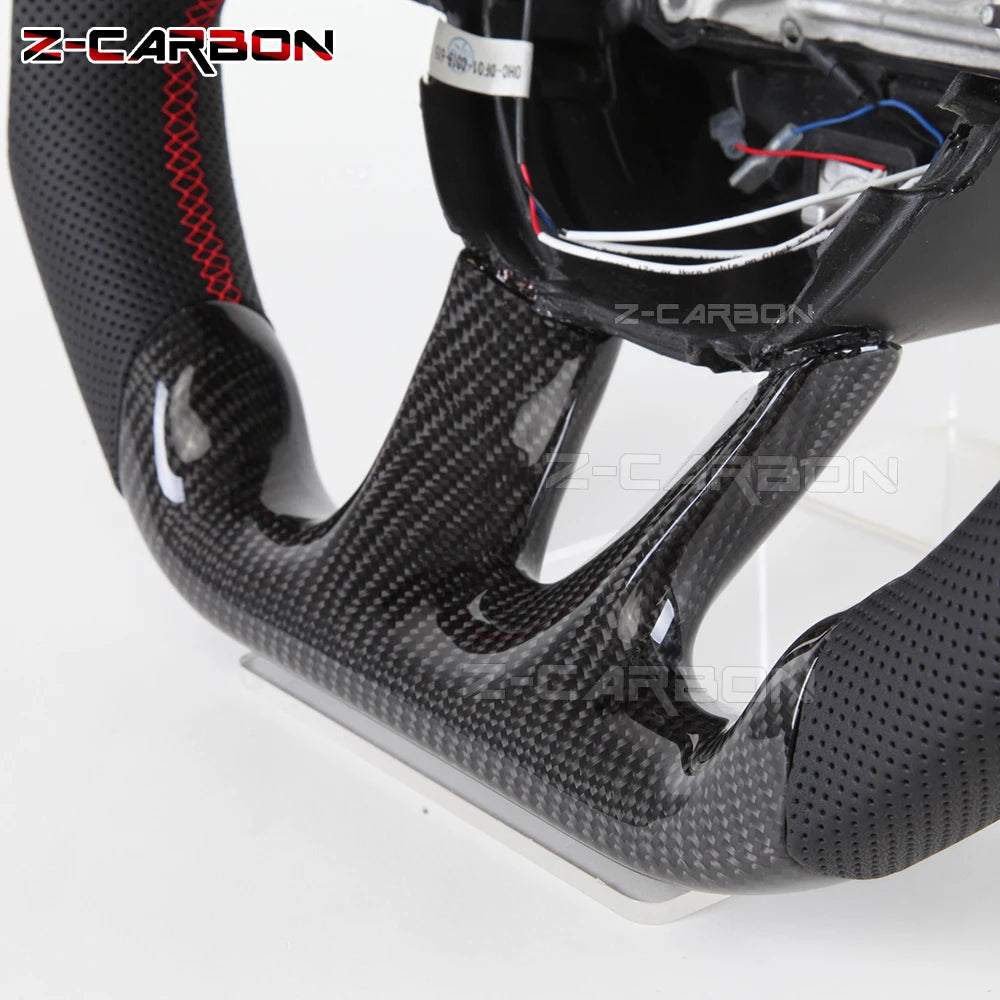 LuxRide™  Carbon Fiber Steering Wheel For Dodge Challenger Charger 2015-2024 LED Steering Wheel For Jeep Grand Cherokee SRT 14-24