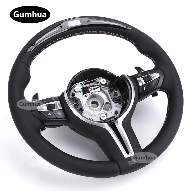 LuxRide™  Alcantara LED Steering Wheel For M3 M4M5 F30 F31 F32 F35 F36 F48 F52 F01 F02 F03 F10 F11 F13 F15 F16 F20 F21