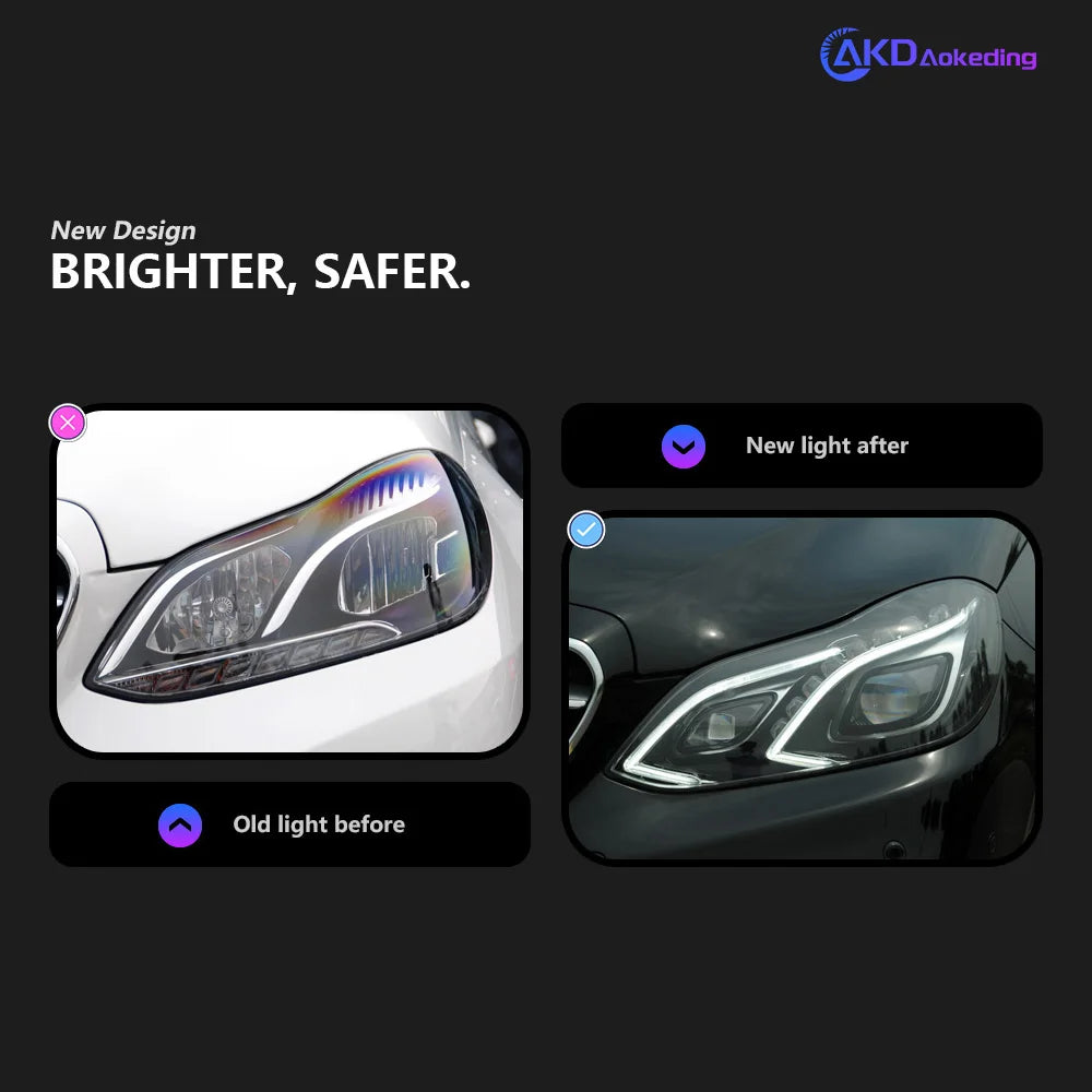 LuxRide™  Benz E class W212 Headlights 2010-2015