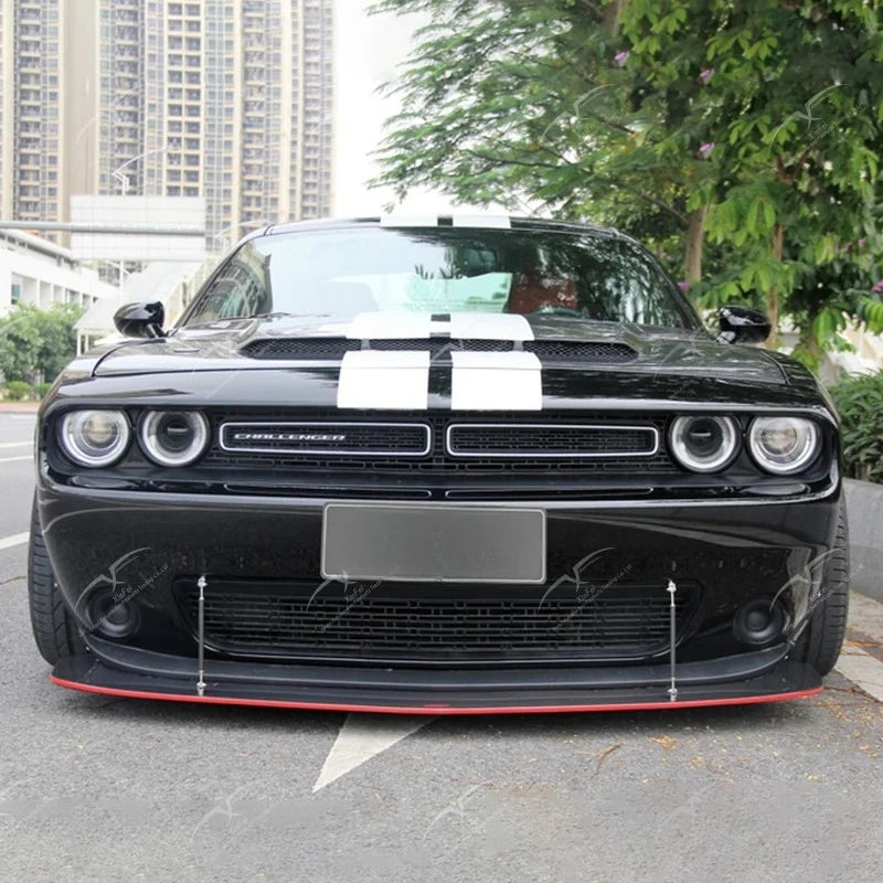 LuxRide™Carbon Fiber Car Body Kit for Dodge Challenger Front Lip, Side Skirts, and Rear Lip Modification