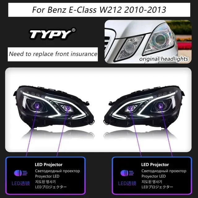 LuxRide™  Benz E-Class W212 Headlights 2010-2016