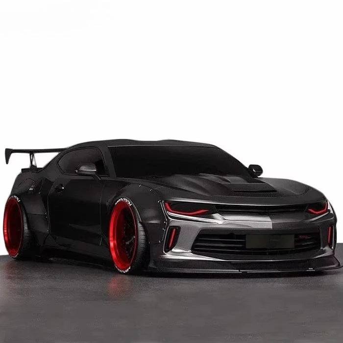 LuxRide™ Wide Body Kit for Chevrolet Camaro in MB Style Carbon Fiber