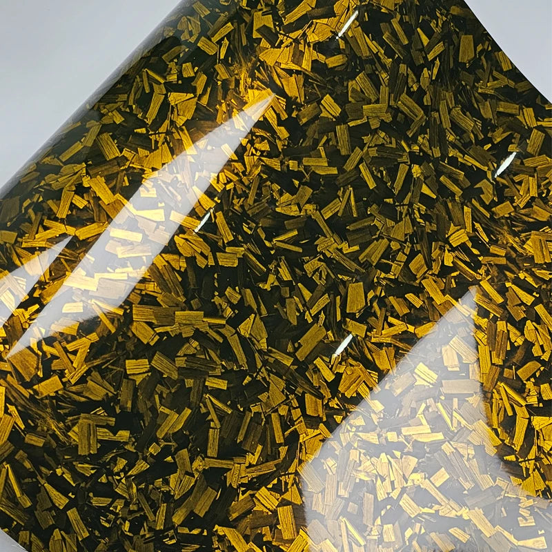 LuxRide™ High Glossy Purple Red Crystal Forged Carbon Fiber Wrapping Vinyl Film