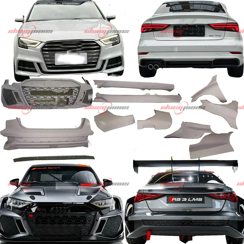 LuxRide™ Wide Body Kit for Audi A3 RS3