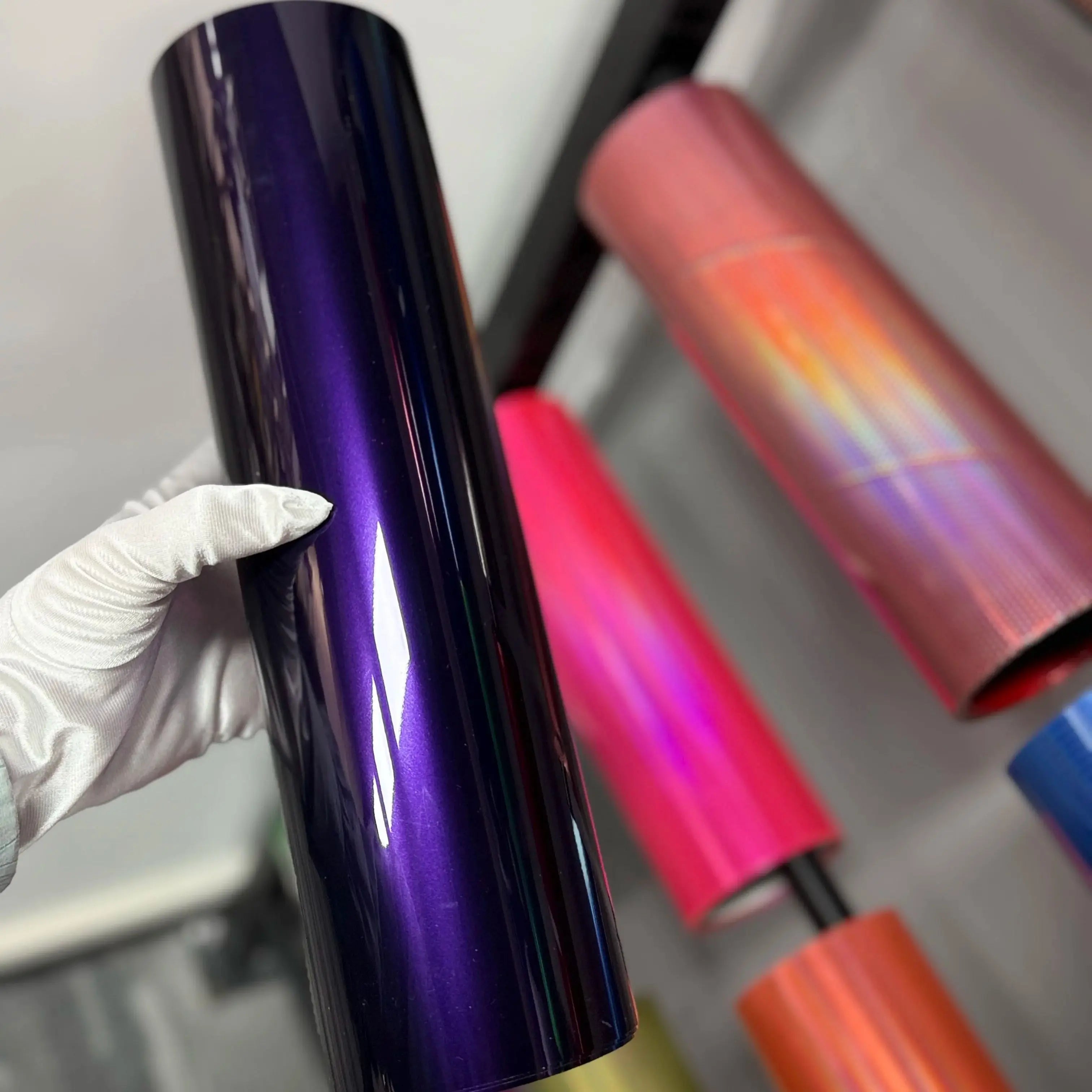 LuxRide™ Super Gloss Metallic Wrap PET Midnight Purple