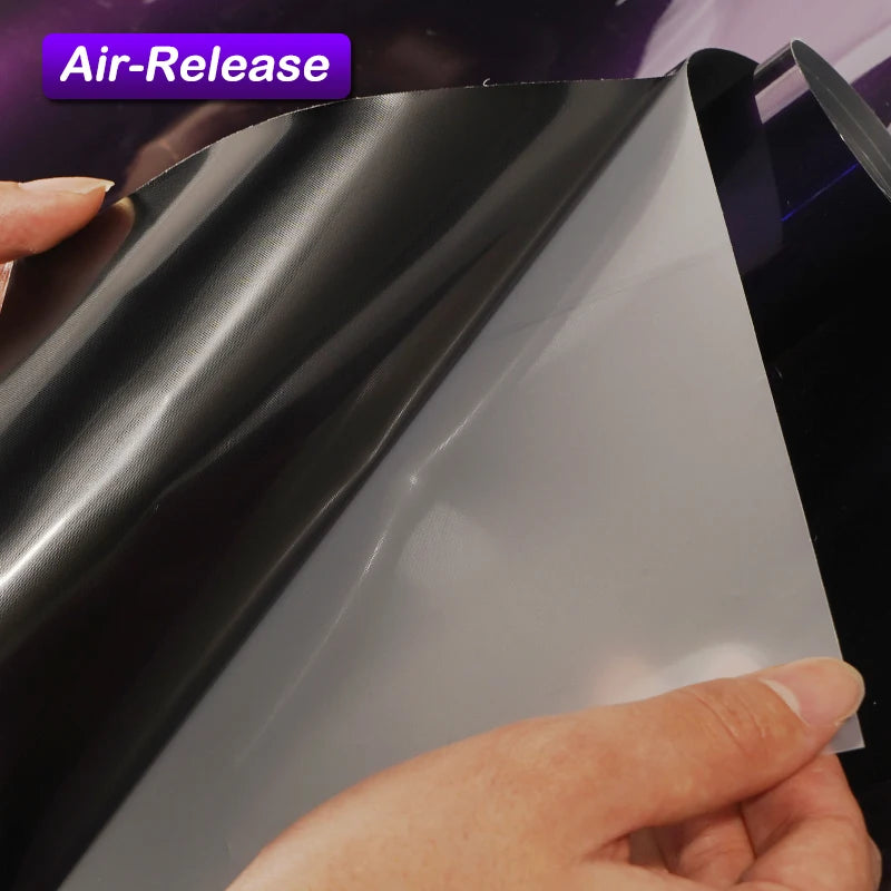 LuxRide™  Metal Midnight Purple Color Modification Film Vinyl Wrapped Bubble-free Waterproof