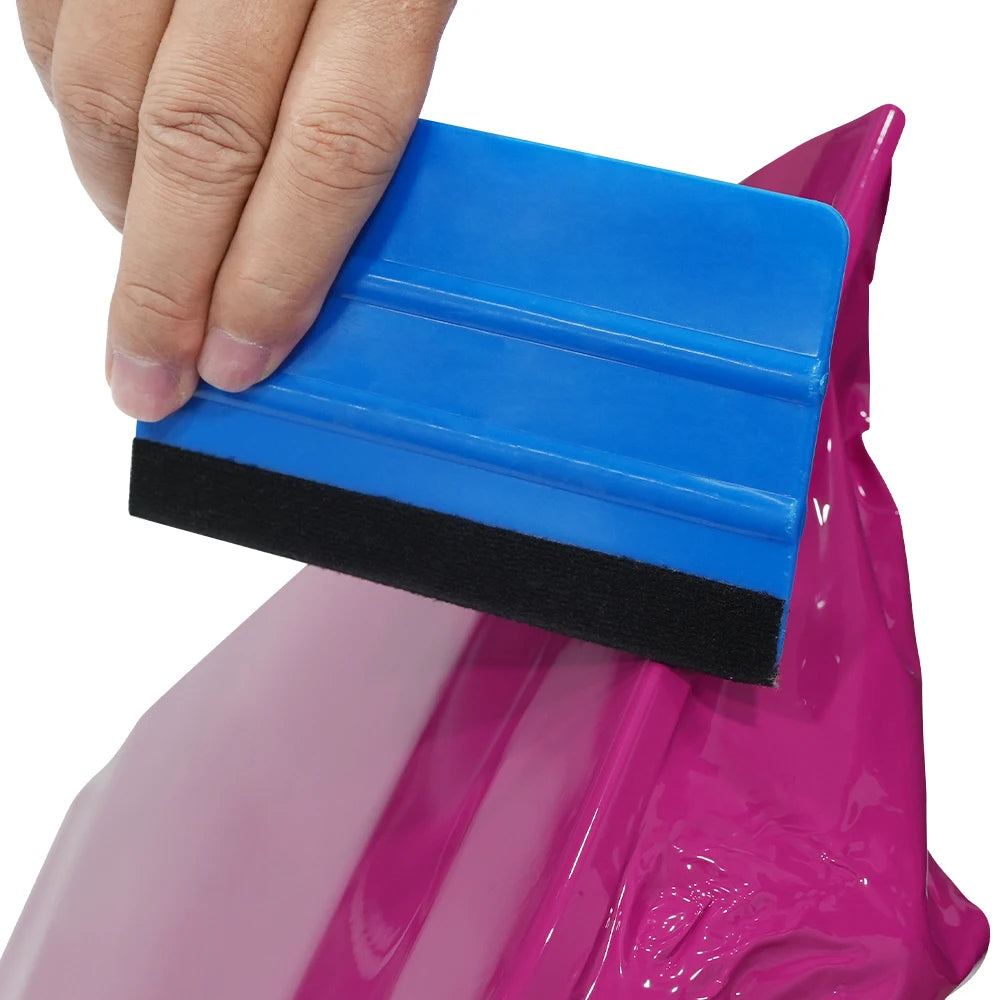 LuxRide™  Ultra Gloss Magenta Bubble Free Vinyl Film PET Auto DIY Decal Vehicle Body Self Adhesive