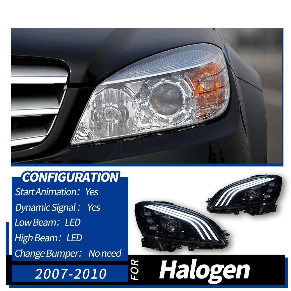 LuxRide™  Headlight  For 2015-2018 Mercedes-Benz C-Class W205 C180 C200