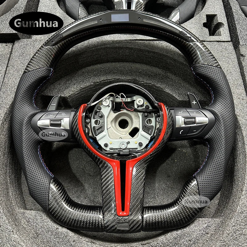 LuxRide™  M Sport LED Steering Wheel For M1 M2 M3 M4 M5 M6 F30 F31 F32 F35 F36 F48 F52 F01 F02 F03 F10 F11 F13 F15 F16 F20 F21 F22 F25 F23