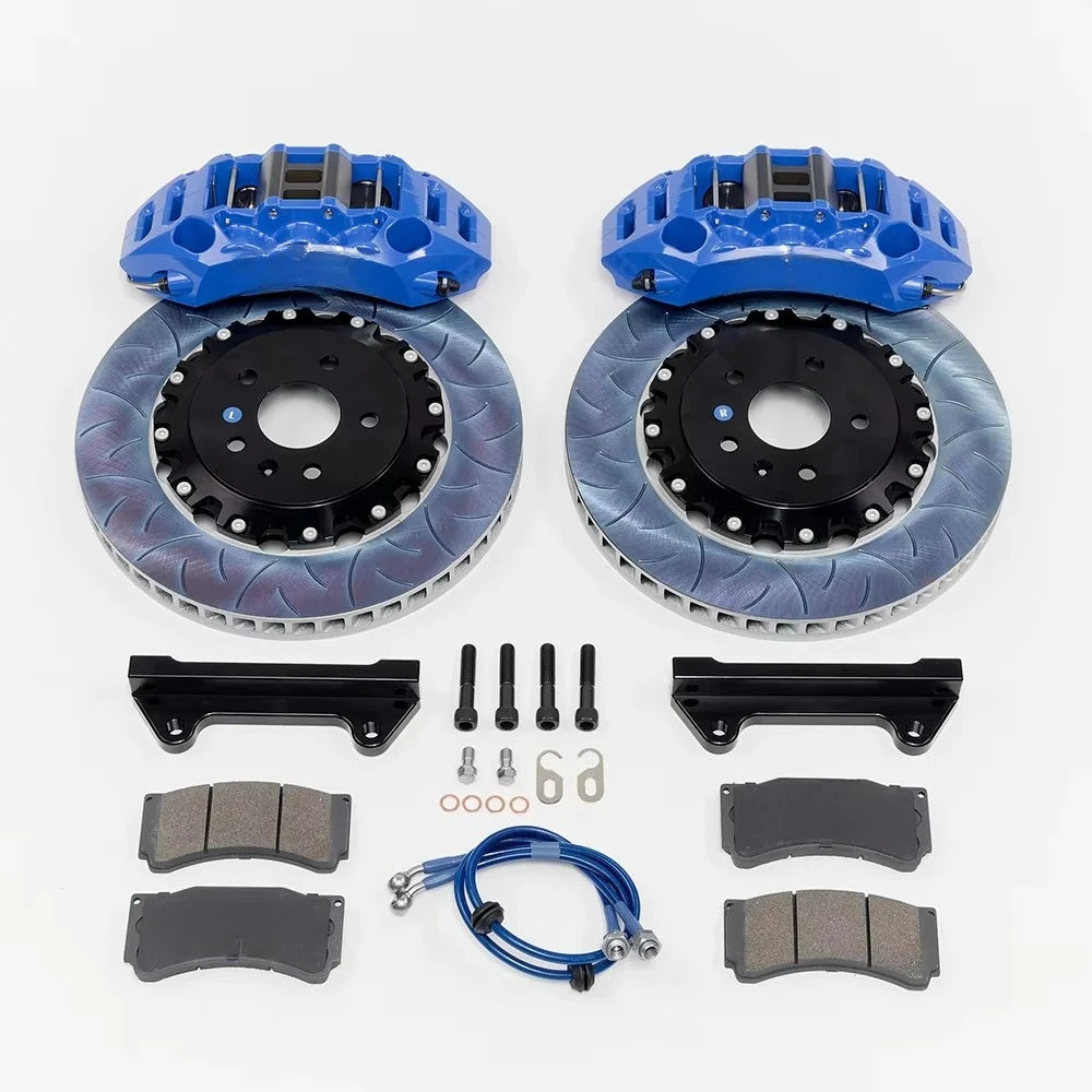 LuxRide™ Performance  Brake Systems 6 Piston Forged Calipers Big Brake Kit for VW Golf 7R MK6 GTI MK5 R32