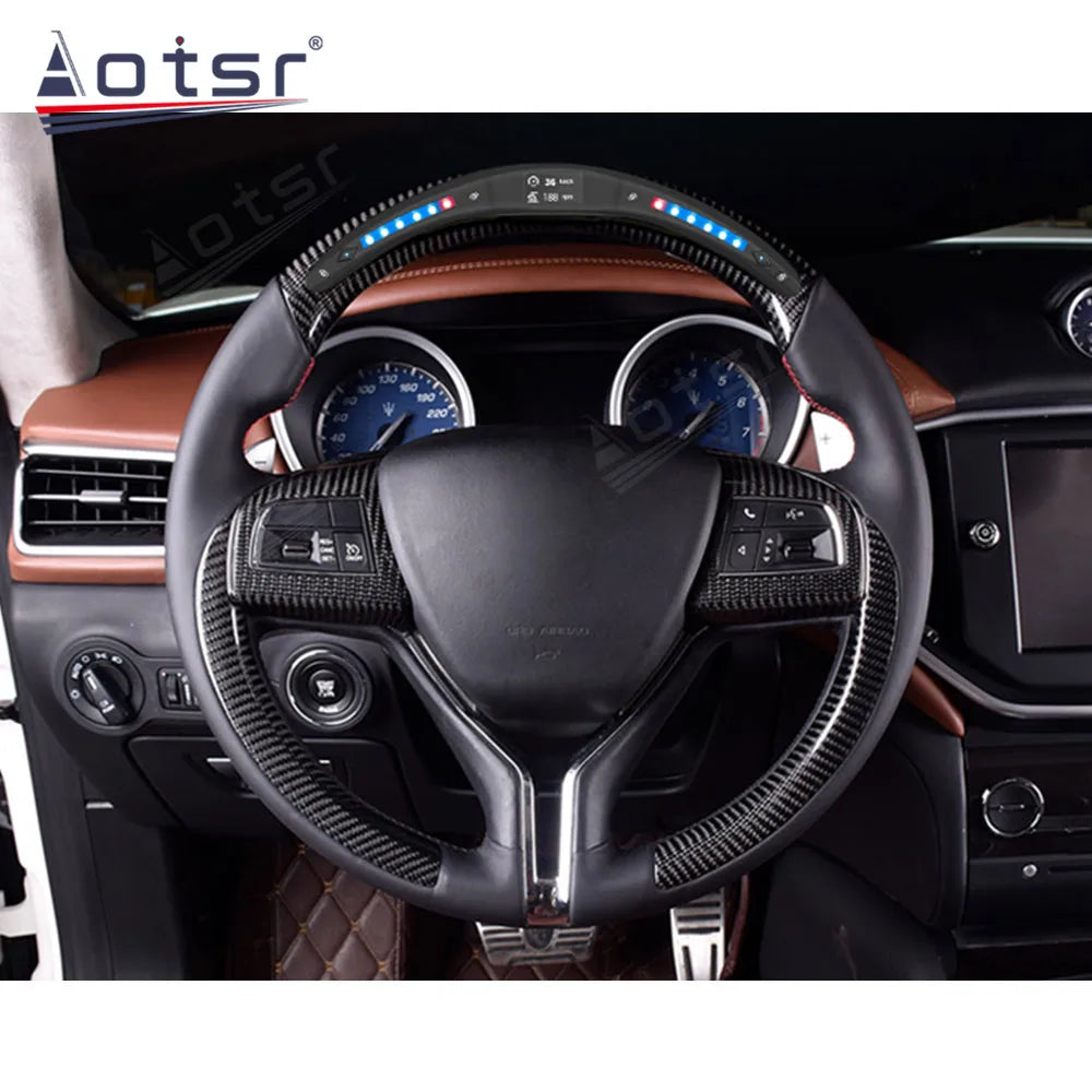 LuxRide™ LED Steering Wheel For Maserati Genral Racing