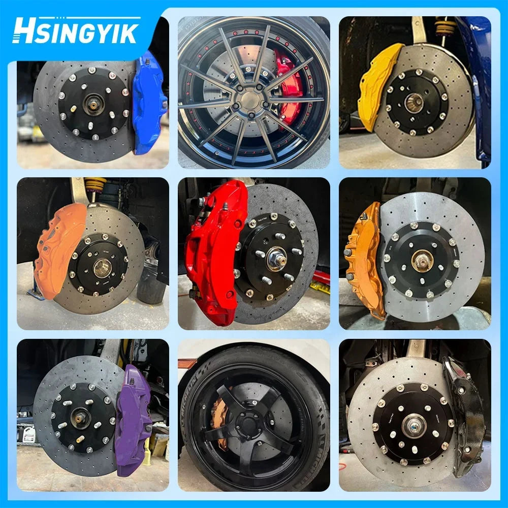 LuxRide™Ceramic Carbon Brake Rotor Set For 2013 Jeep wrangler