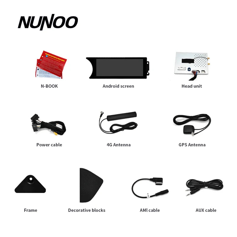 LuxRide™ Android 14 Auto Radio Carplay For Mercedes C Class W204 2011-2014 Car Multimed Player Screen BT WIFI Stereo GPS Navi