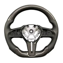 LuxRide™ Customized Forged LED Carbon Fiber Perforated Leather Steering Wheel Q60 QX55 Q50 2017 2024