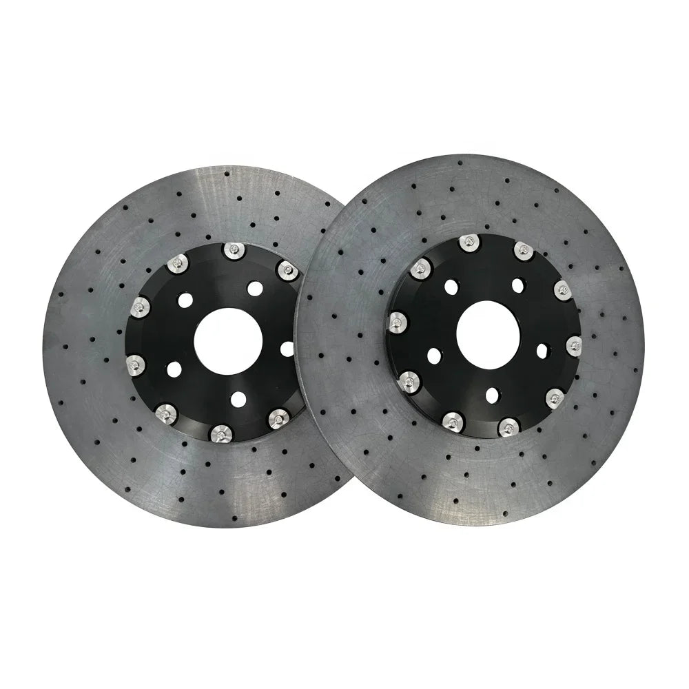 LuxRide™Ceramic Carbon Brake Rotor Set For 2013 Jeep wrangler