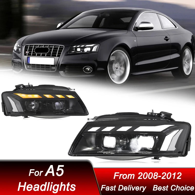 LuxRide™  Headlights For Audi A5 RS5 S5 2008-2012