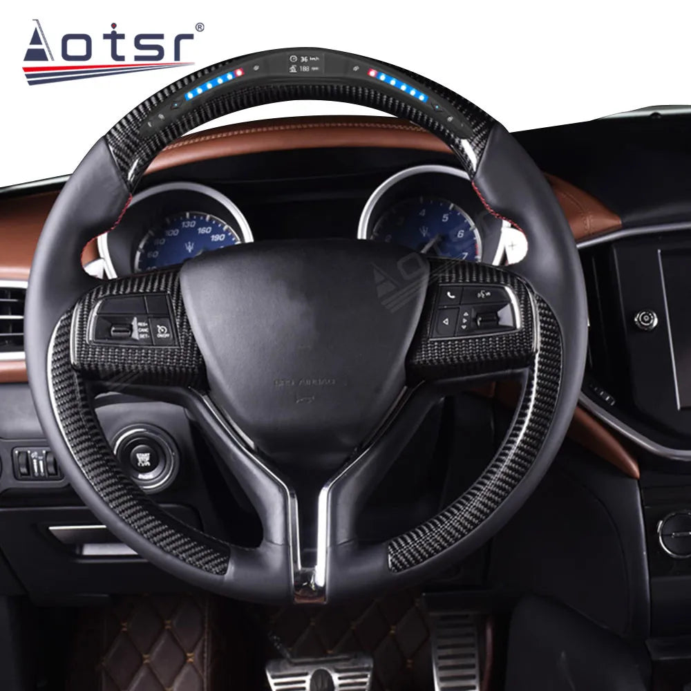 LuxRide™ LED Steering Wheel For Maserati Genral Racing