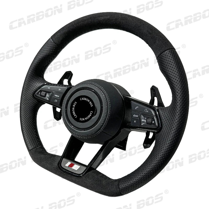 LuxRide™ Carbon Fiber Customized LED Steering Wheel for Audi A1 A2 A3 A4 A5 A6 A7 S3 RS3 S4 RS4 S5 RS5 S6 RS6 TT TTRS R8