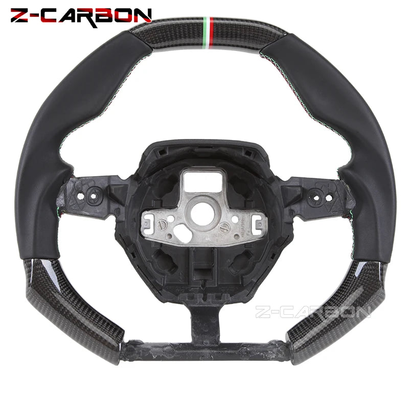 LuxRide™  LED Real Carbon Fiber Steering Wheel For 2016-2023 Lamborghini Huracán