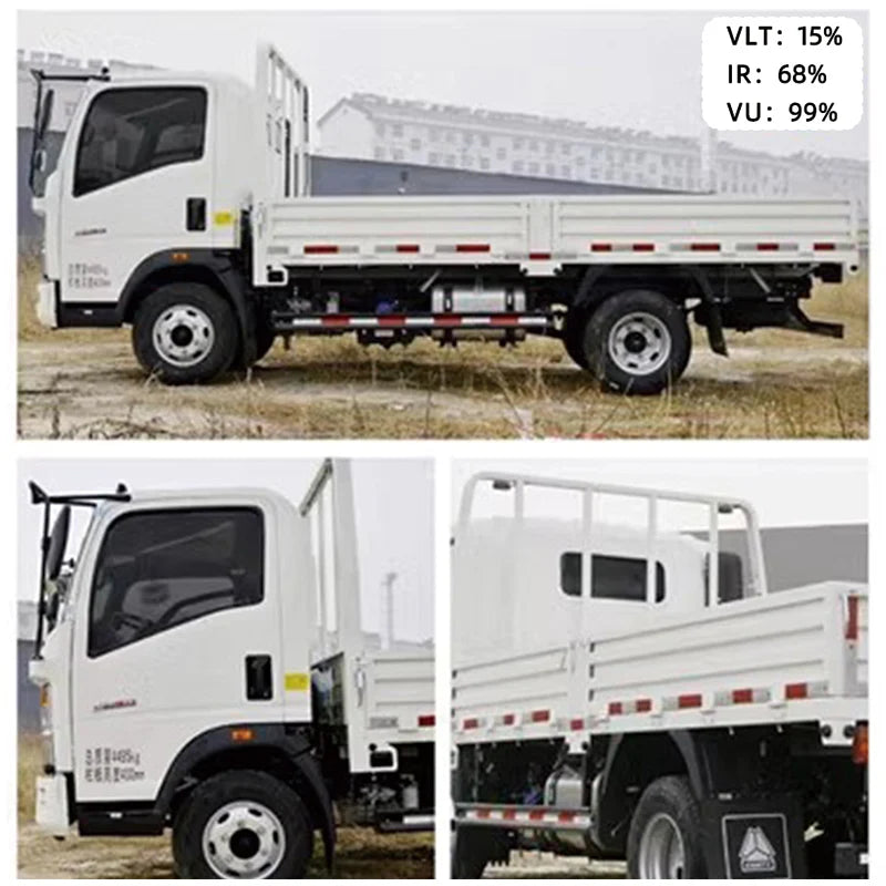 LuxRide™  car window film  black anti-peep privac