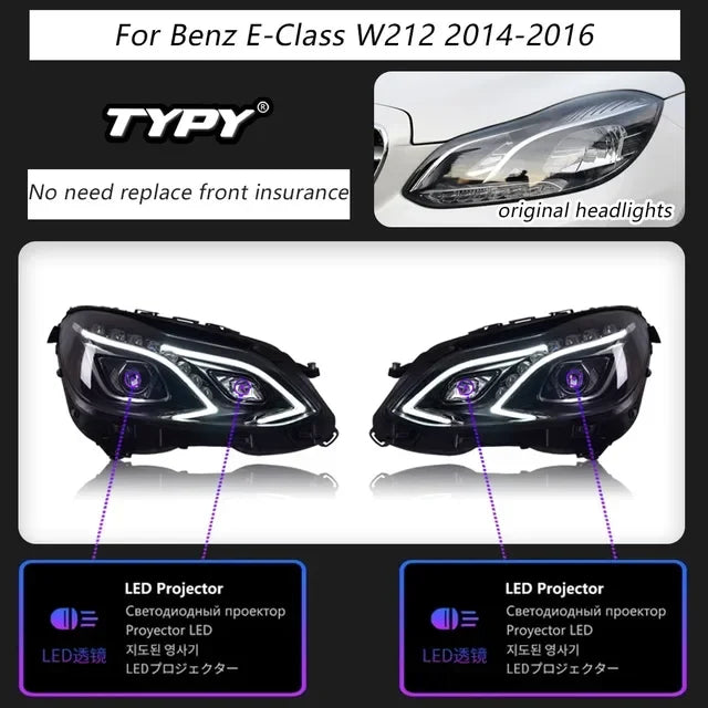 LuxRide™  Benz E-Class W212 Headlights 2010-2016