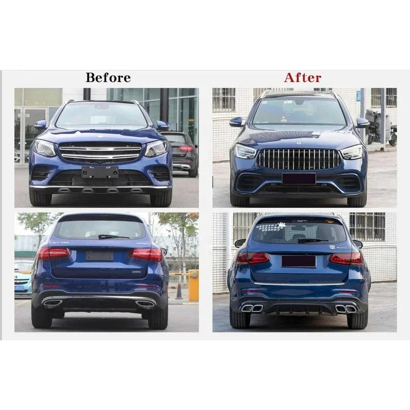 16-19 GLC Coupe X253 Upgrade 20-22 GLC63 Body Kit For GLC Hight Version Car