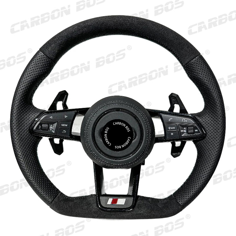 LuxRide™ Carbon Fiber Customized LED Steering Wheel for Audi A1 A2 A3 A4 A5 A6 A7 S3 RS3 S4 RS4 S5 RS5 S6 RS6 TT TTRS R8