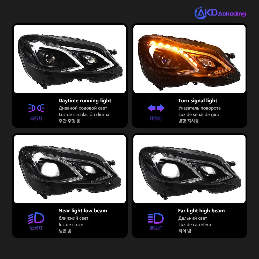 LuxRide™  Benz E class W212 Headlights 2010-2015