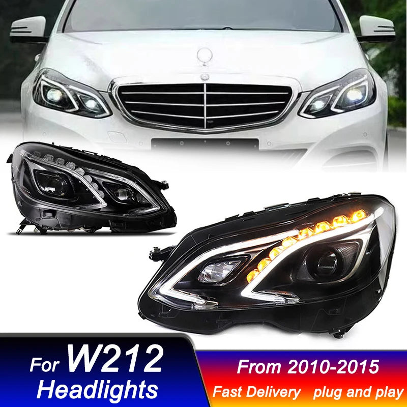 LuxRide™  Headlights For Mercedes-Benz E Class W212 2010-2015
