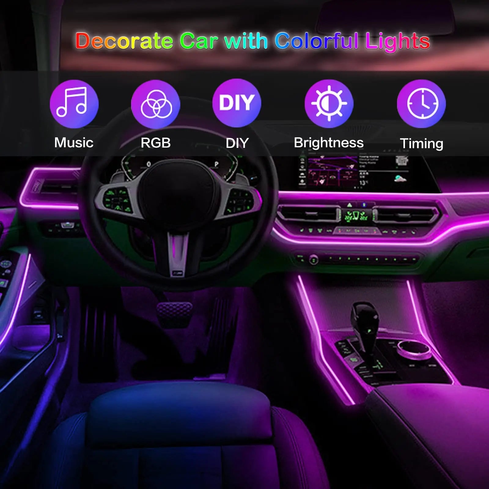 LuxRide™ Neon Ambient Light