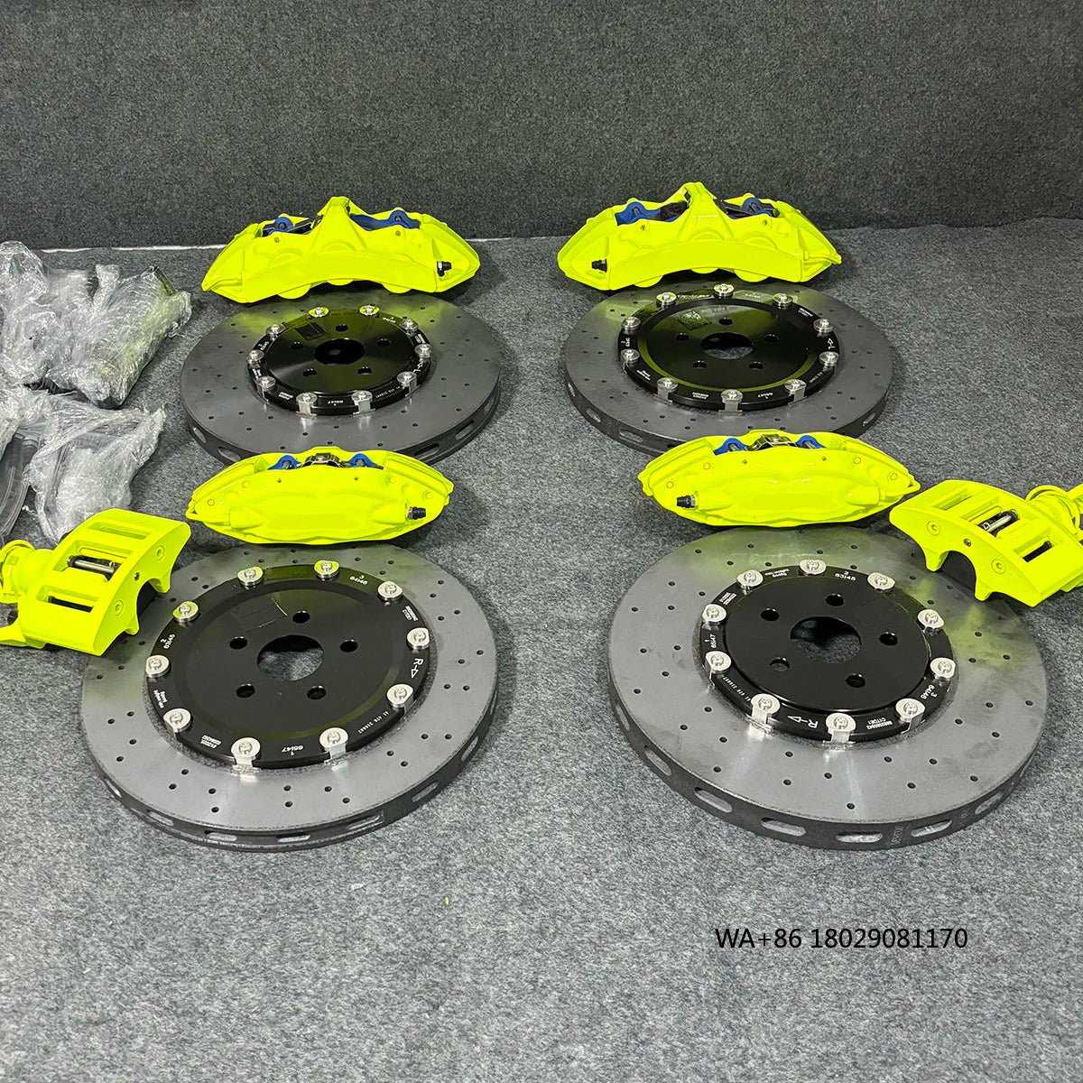 LuxRide™ Light Weight Carbon Ceramic Brake Disc + 6 Piston For CT200