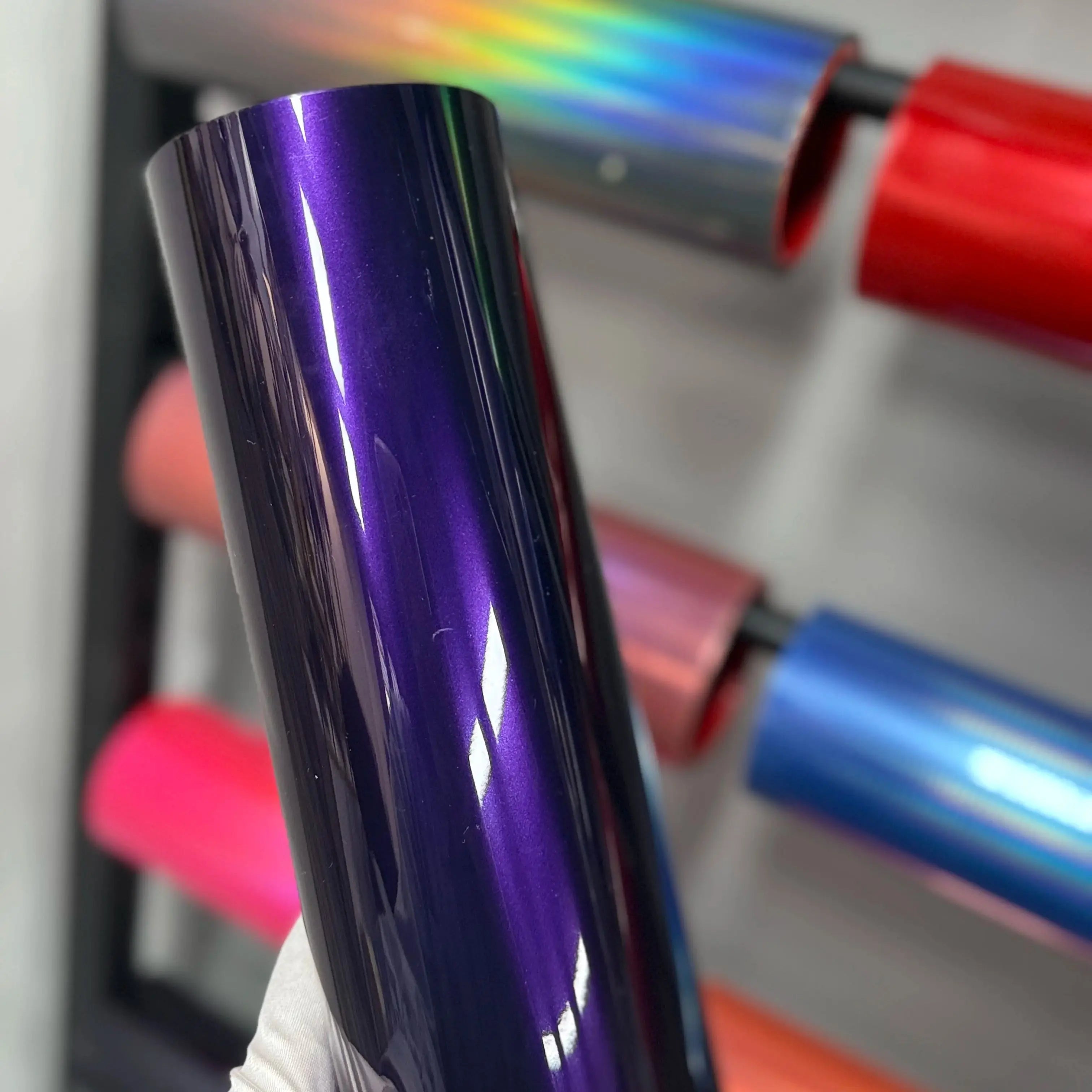 LuxRide™ Super Gloss Metallic Wrap PET Midnight Purple