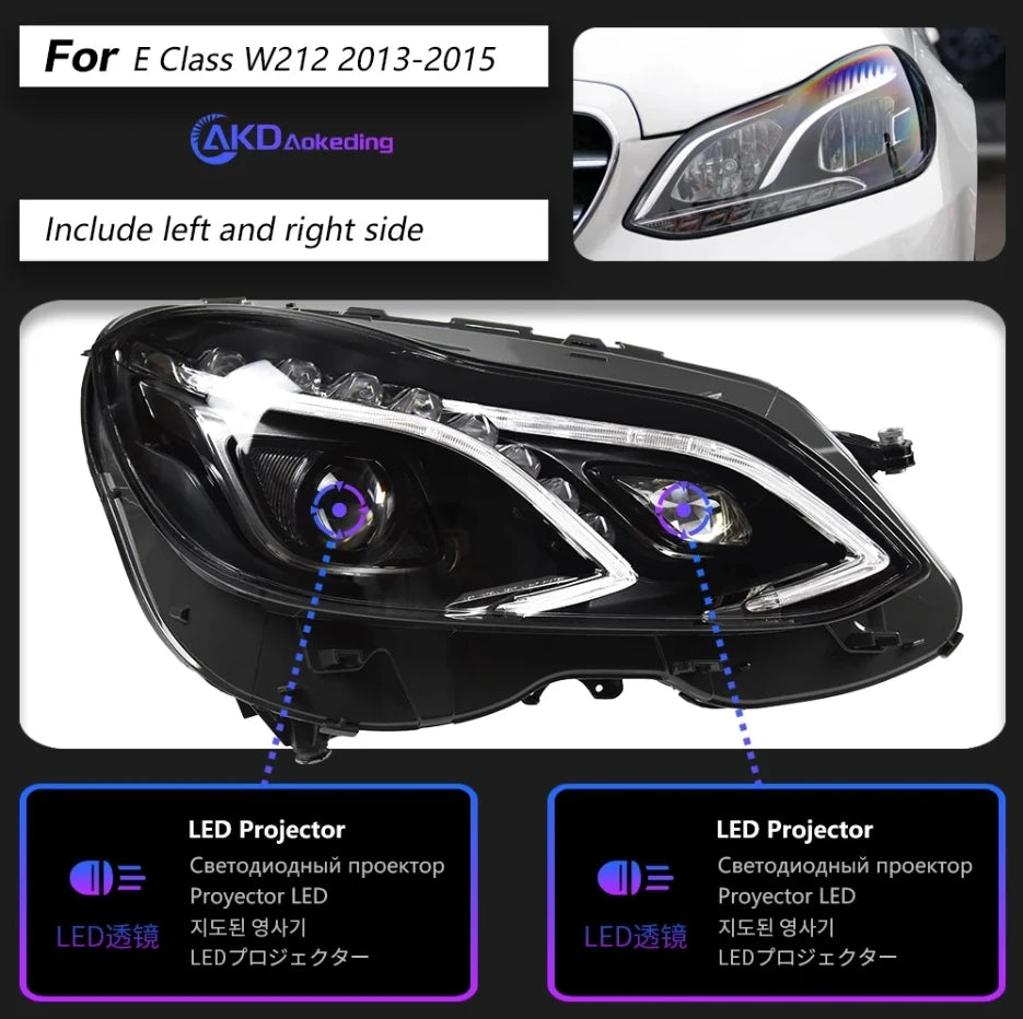 LuxRide™  Benz E class W212 Headlights 2010-2015