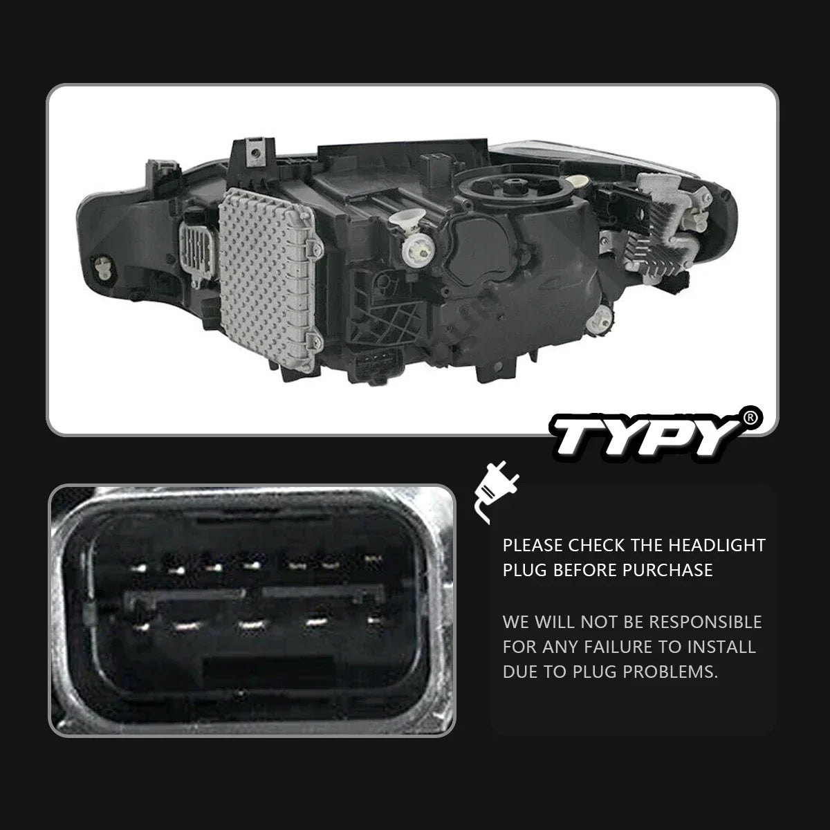 LuxRide™   B-MW 3 Series 2015-2018 F30 Headlight