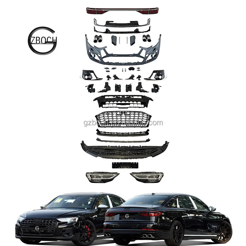 LuxRide™ BodyKIT A8 D5 To D5PA S8 Bodykit For 18-22 Audi