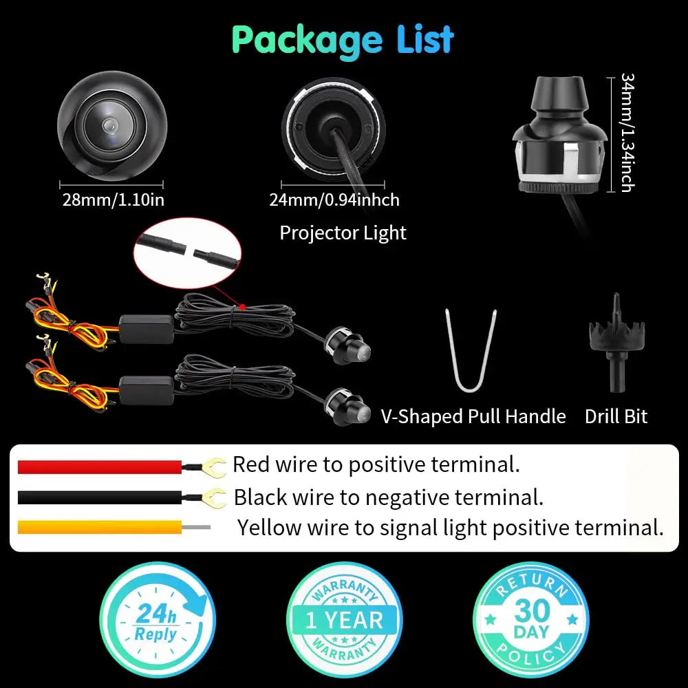 LuxRide™ Angel Wings Car Projector Lights LED Door Side