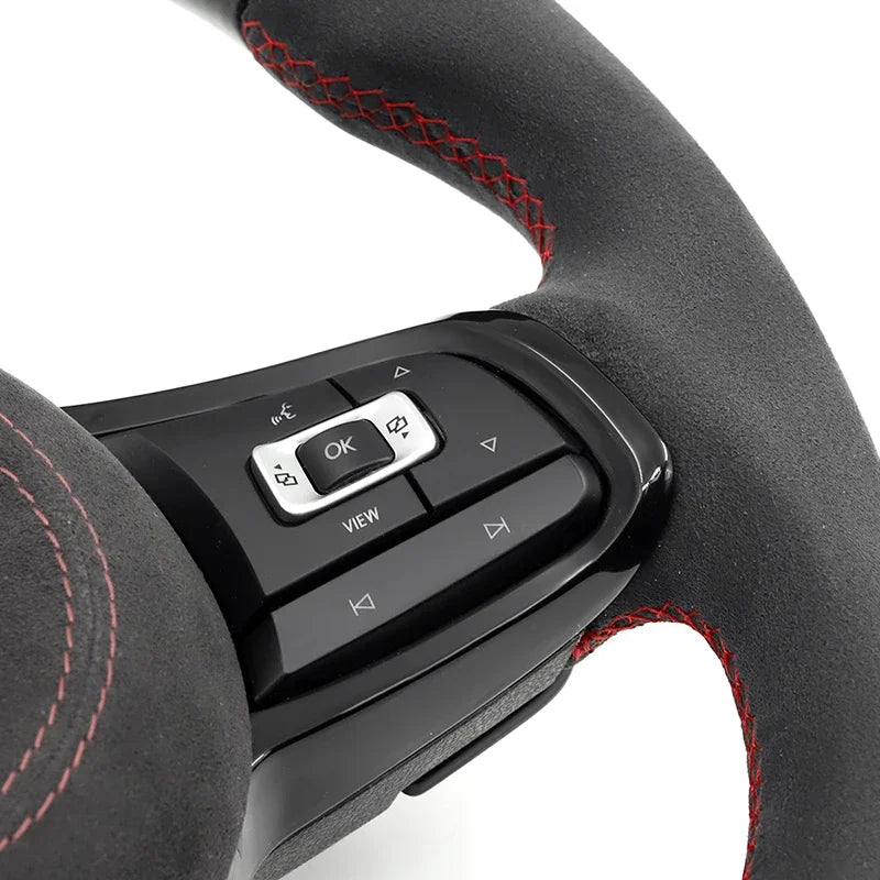 LuxRide™LED Carbon Car Steering Wheel Assembly for Volkswagen VW Golf 7 MK7 MK6 MK5 MK4 PPolo GTI Tiguan Passat Golf 7 7.5 GTI GTD GTE R