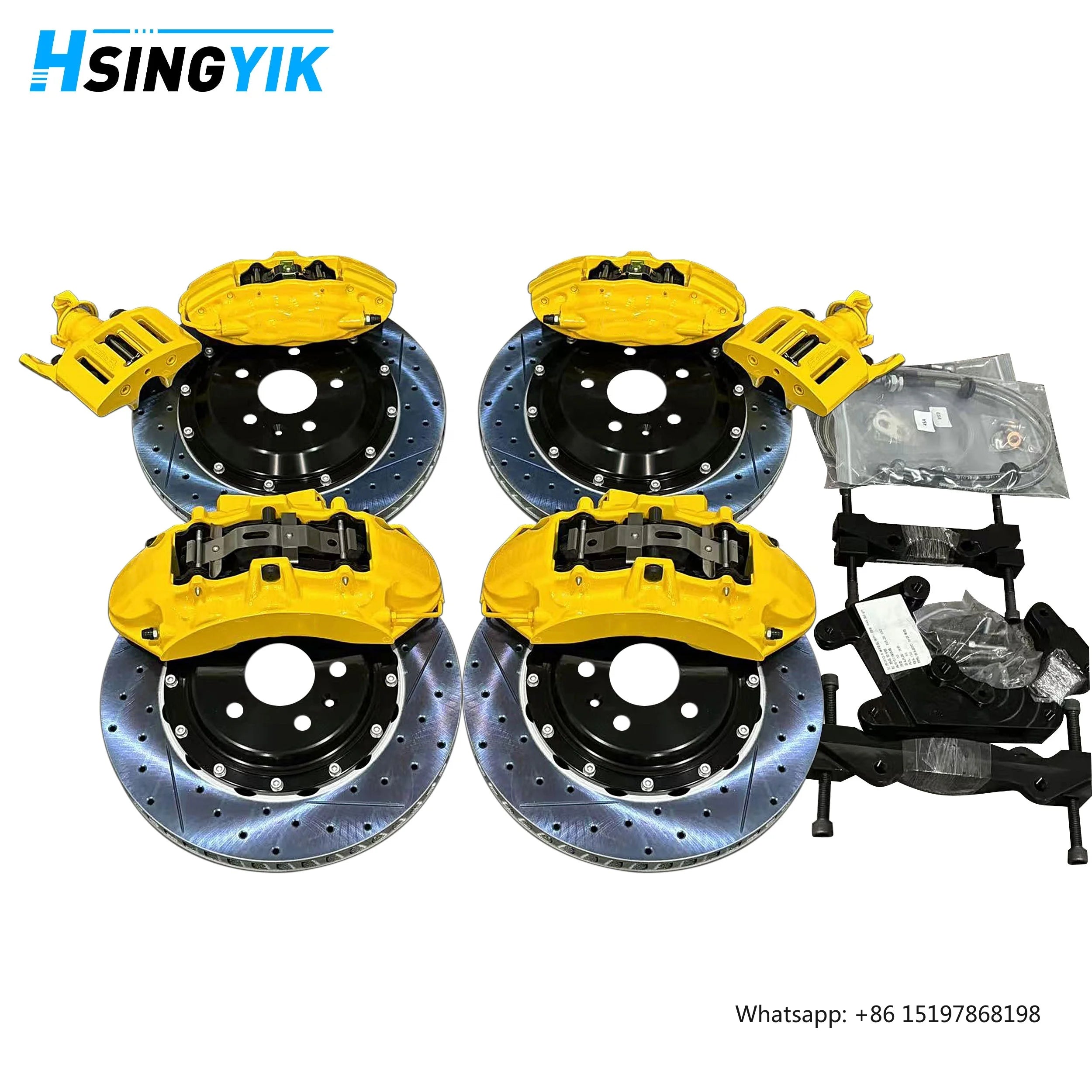 LuxRide™ Brake Kit with  Aluminium 6061 Bell and Bracket for VW  Tiguan Mk6 Gti   Passat B 8.5  Golf 7 Gte  Mk7 Golf  R